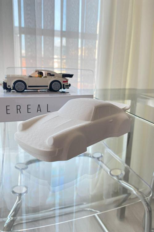 Porsche 911 Model Araba Biblo Beyaz