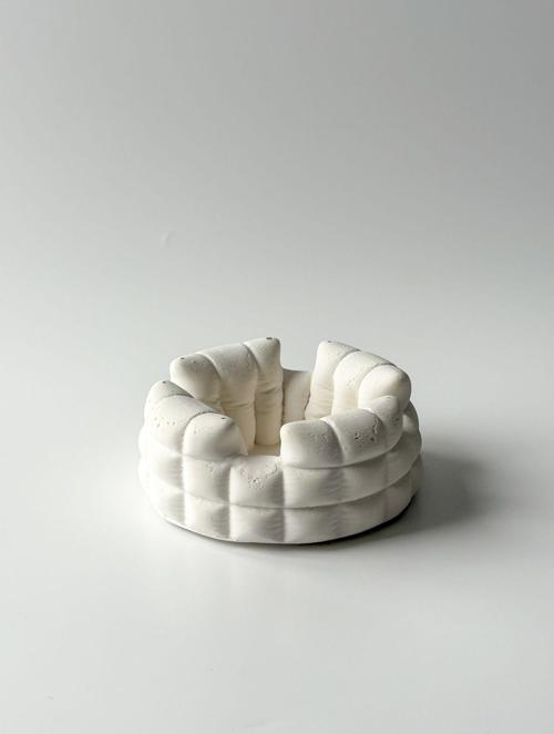 Puf Kül Tablası Beyaz