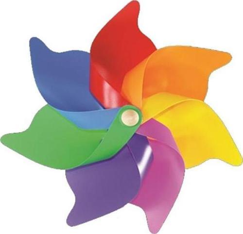 Rüzgar Gülü 25 Cm Çap 7 Kanatlı Bahçe Gurubu