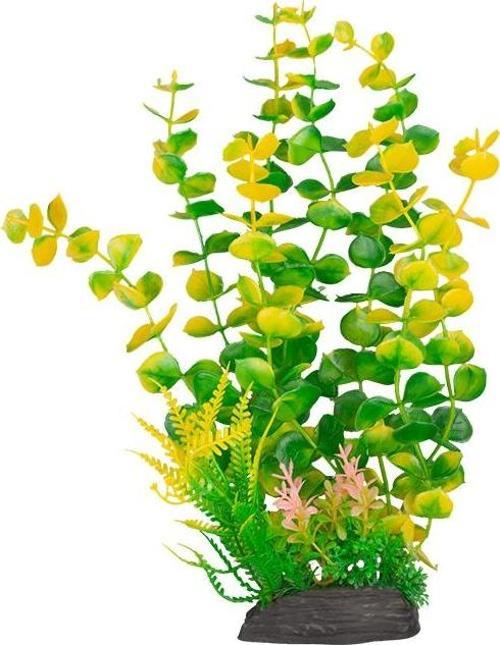 Plastik Bitki 28cm C-1159 Tekli  Akvaryum  Dekoru
