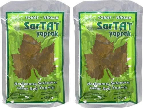 Sartat Tokat Niksar Sarmalık Yaprak 500 gr x 2 Adet