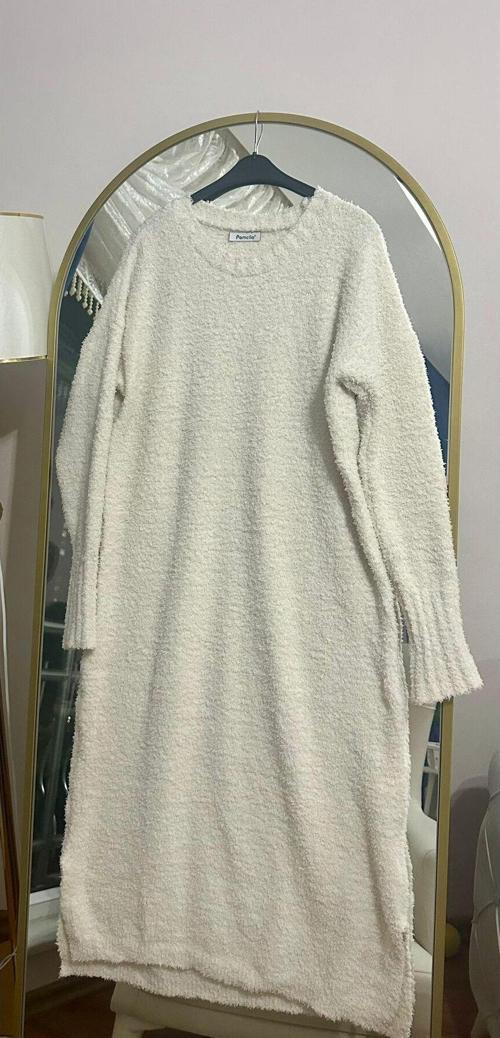 Triko Yumoş Elbise Tam Boy