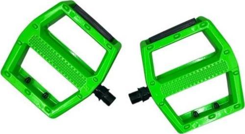 Vona HF-708 Alüminyum Rulmanlı Platform Pedal MTB Kaymaz Çelik Aksamlı Bisiklet Pedalı Yeşil
