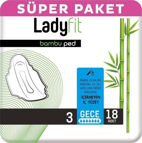 LadyFit Bambu Super Gece 18'Li