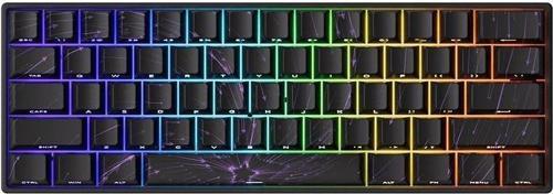 MONSGEEK FUN60 Max Nebulae Black Hall Effect Manyetik Switch ARGB Kablosuz Hotswap Mekanik Gaming Klavye