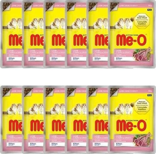 Pouch Kitten Kuzu Etli Yaş Kedi Maması 80 Gr x 12 Adet