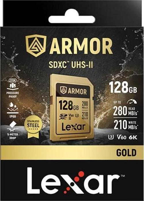 128GB ARMOR GOLD UHS-II SDXC Hafıza Kartı