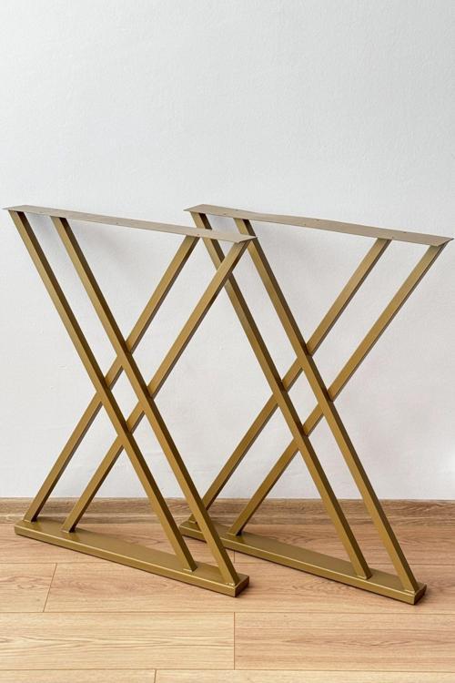 Toliahome Metal Bank Sehpa Orta Sehpa Ayağı 2 Adet Ayak 42 Cm Mobilya Ayağı 42 cm