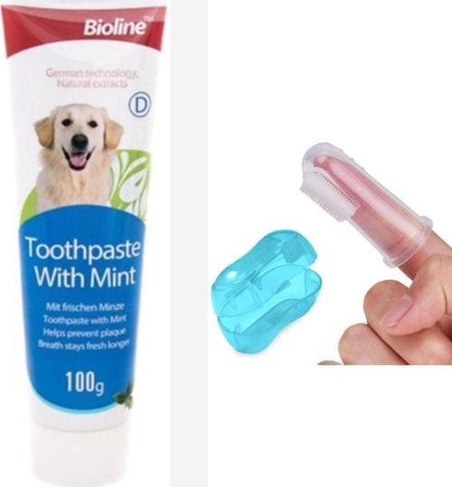 Neo Pet Market Nane Aromalı Kedi Ve Köpek Diş Macunu 100 Gr + Parmak Diş Fırçası