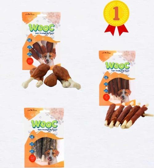 Saygın Pet Wooc Tavuk But, Balık Derisi Sargılı Stick, Ördek Sargılı Stick 3x80 gr
