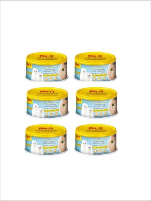 Delite Tahılsız Keçi Sütlü Ton Balıklı Ezme Yavru Kedi Konservesi 80 Gr 6'lı