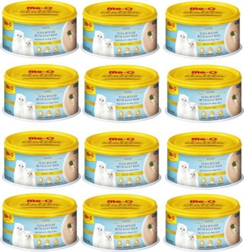 Delite Tahılsız Keçi Sütlü Ton Balıklı Ezme Yavru Kedi Konservesi 80 Gr X 12 Adet