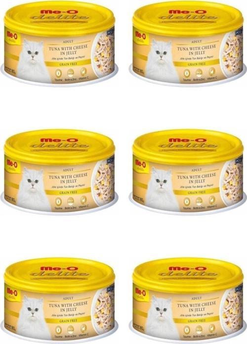 Delite Ton Balık Ve Peynirli Tahılsız Kedi Konservesi 80 Gr X 6 Adet