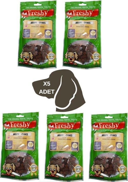Beefy Cubes Biftekli Küpler Köpek Ödülü 5 Paket