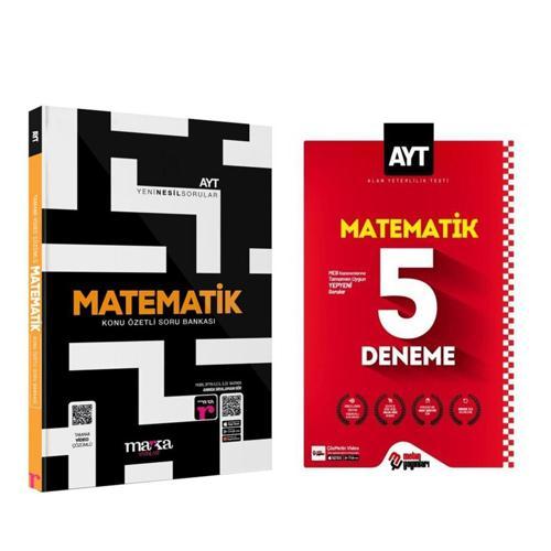 Marka Yayınları AYT Matematik Soru Bankası ve Metin Deneme Seti 2 Kitap
