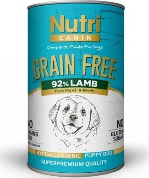 Nutri Canin Kuzulu Ve Patatesli Tahılsız Yavru Köpek Konservesi 400gr