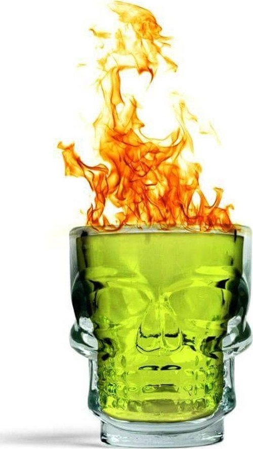 Büro Ev Ofis İçecek Keyfi için 4PARÇA Kuru Kafa Stil Bardak Shot Bardağı Seti