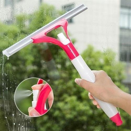Büro Ev Ofis Yazlık Hijyeni için Püskürtme Spreyli Pencere Ayna Tezgah Duş Silme Aparatı