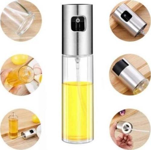 Büro Ev Ofis Mutfağı için 100ML Cam Spreyli Sosluk Yağdanlık Şişesi