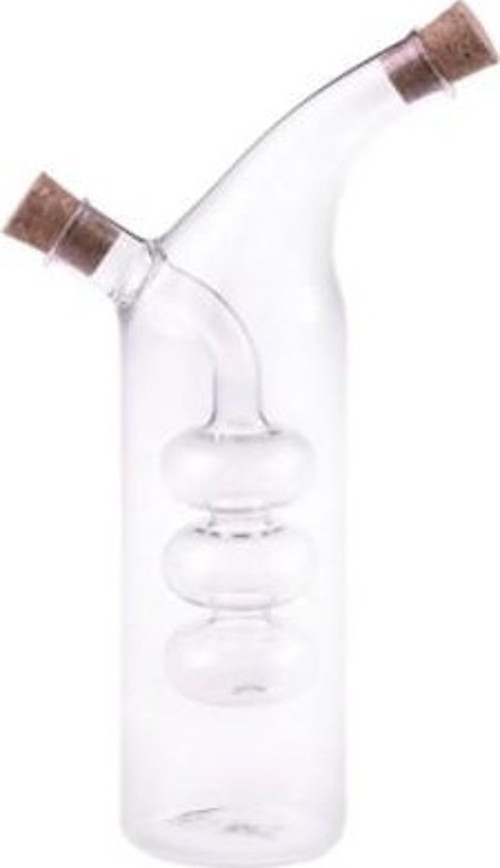 Büro Ev Ofis Mutfağı için 300ML 2 Fonksiyon Cam Limonluk Sosluk Sirkelik Yağdanlık