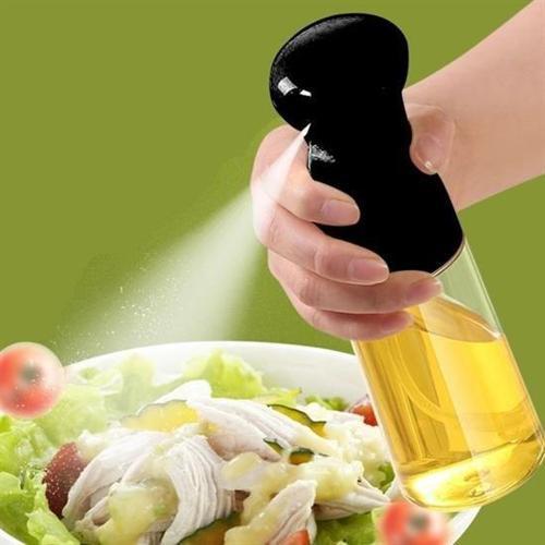 Büro Ev Ofis Sofra Keyfi için Siyah Limon Sirke Sos Yağ Püskürtür Spreyli Cam Şişe
