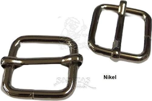Ayar Tokası 2,5 cm 2 Adet (Leathercraft, Deri Hobi)
