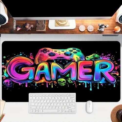 70X30 CM 3D GAMER TASARIMI KAYDIRMAZ TABAN SPEED YÜZEY OYUNCU MOUSE PAD GAMİNG