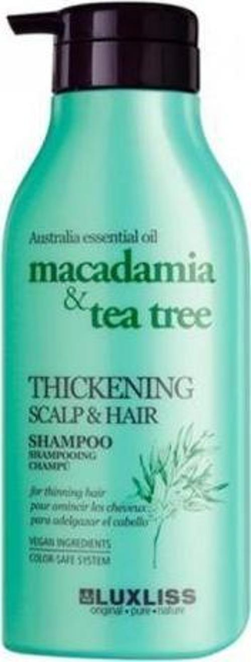 Thickening Macadamia Tea Tree Thickening Scalp- Hair Shampoo 500 ml