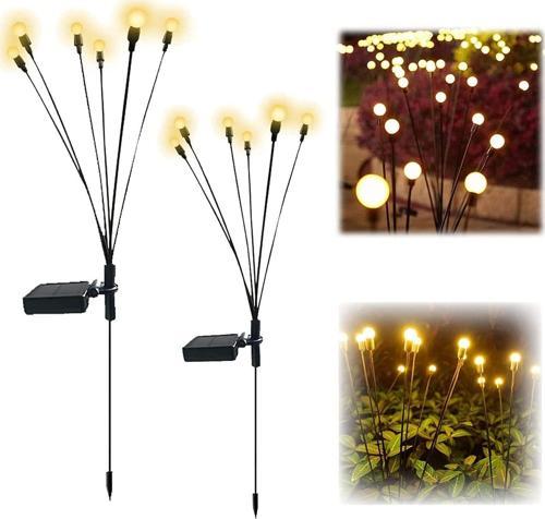 2 Lİ PAKET 8 TOP LED GÜNEŞ ENERJİLİ BAHÇE AYDINLATMA SOLAR BAHÇE SÜSÜ