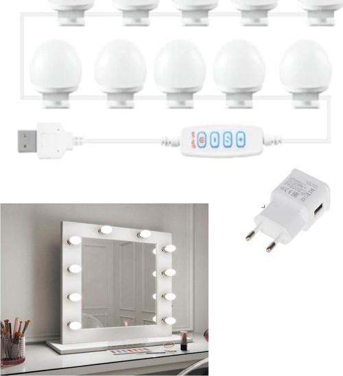 10 LED AMPUL AYARLANABİLİR MAKYAJ AYNA IŞIĞI
