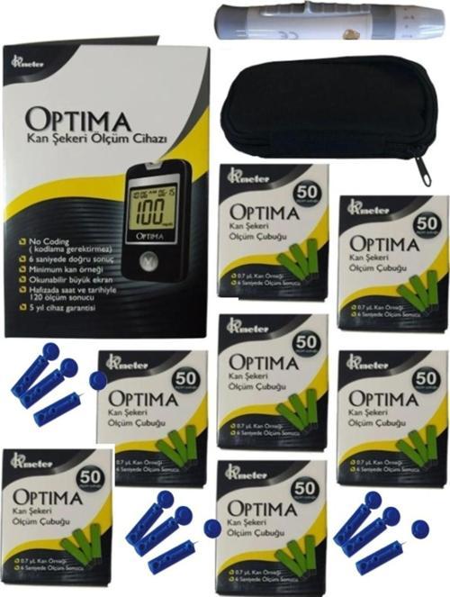 Kan Şeker Ölçüm Çubuğu + Delme Kalemi + Taşıma Çantası + 150 Lanset iğne + 7 Kutu Ölçüm Çubuğu