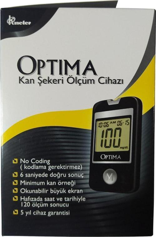 Kan Şekeri Ölçüm Cihazı 150 Adet Ölçüm Çubuğu Koruma Çantası