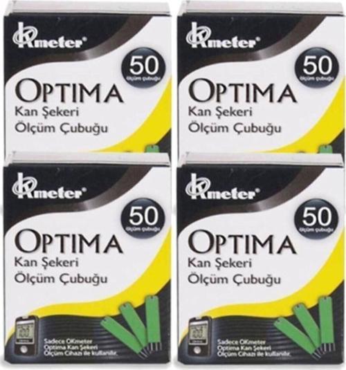 Kan Şekeri Ölçüm Çubuğu Strip 4 Kutu X 50 Adet