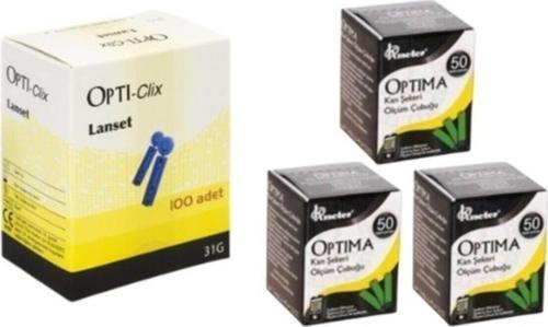 Kan Şekeri Ölçüm Strip 3 Kutu Ve 1 Kutu Lanset
