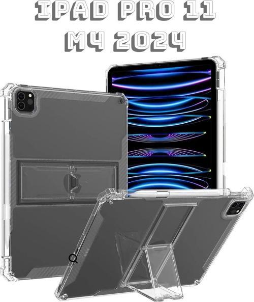 Ipad Pro 11 2024 M4 Çip Uyumlu Standlı Tablet Kılıfı 