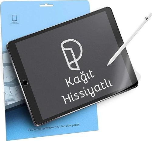 Apple Ipad 10.2 9.nesil Paper-like Ekran Koruyucu Kağıt Hisli Kırılmaz Cam Kaymaz Mat Yüzey
