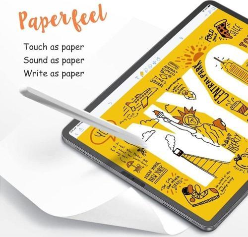Apple Ipad 10.nesil 2022 10.9" Inç Uyumlu Paperlike Nano Kırılmaz Ekran Koruyucu Kağıt Hissli