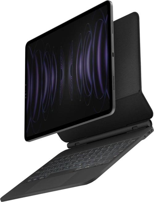 Apple Ipad Pro 11 Inç 2022 M2 Uyumlu Bluetooth Klavyeli Manyetik Yapışan Kılıf Kalem Bölmeli