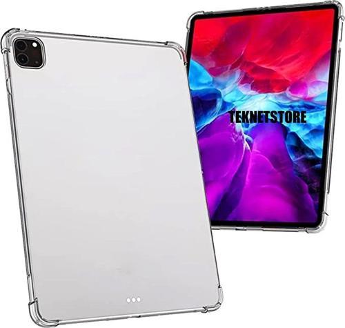 Apple Ipad Pro 12.9" M1-m2 Çip 5. Ve 6. Nesil 2021/2022 Uyumlu Tam Kalıp Şeffaf Silikon Koruyucu