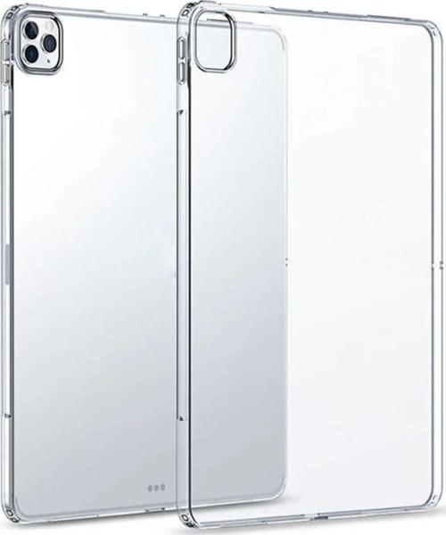 Apple Ipad Pro 12.9" M2 Çip 2022 6.nesil Uyumlu Tablet Kılıfı Lux Silikon Şeffaf Kılıf