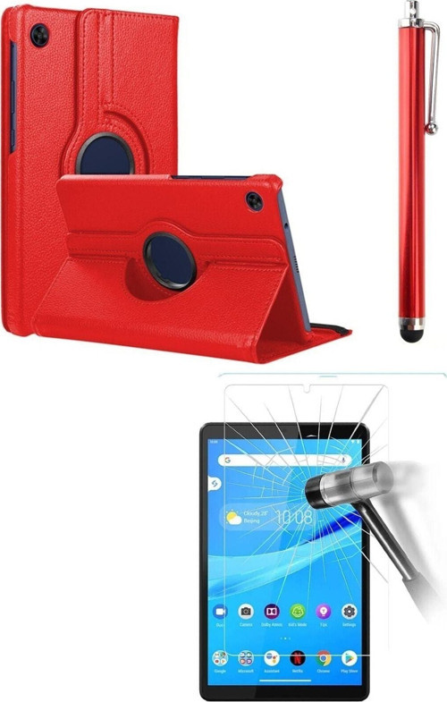 Lenovo Tab M8 Tb-8505f 8 Inç Za5g0100tr 360° Dönerli Tablet Kılıfı 3lü Set