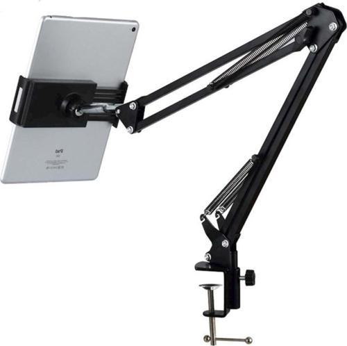 Masa Tablet 6" 11" Telefon Tutucu Esnek Uzun Kollu 360 Derece Dönebilen Metal Tutucu Stand