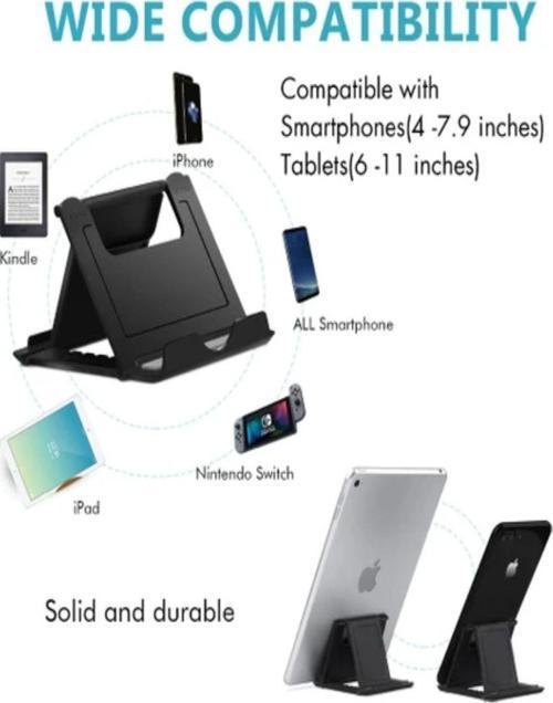 Foldstand Ayarlanabilir Cep Telefonu / Tablet Standı Pratik