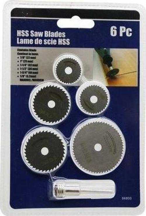 6 PARÇA MİNİ YUVARLAK TESTERE BIÇAKLARI 22---44MM-Findit