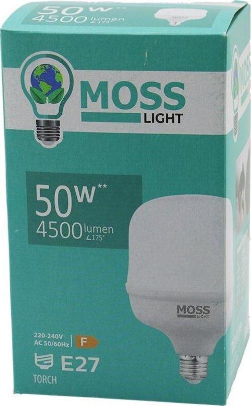 50W  TORCH  LED AMPUL PLASTİK E27 4500LUMEN L175° 5000 SAAT ÖMÜR IP20 185-265V AC  MS-3099 (2818)