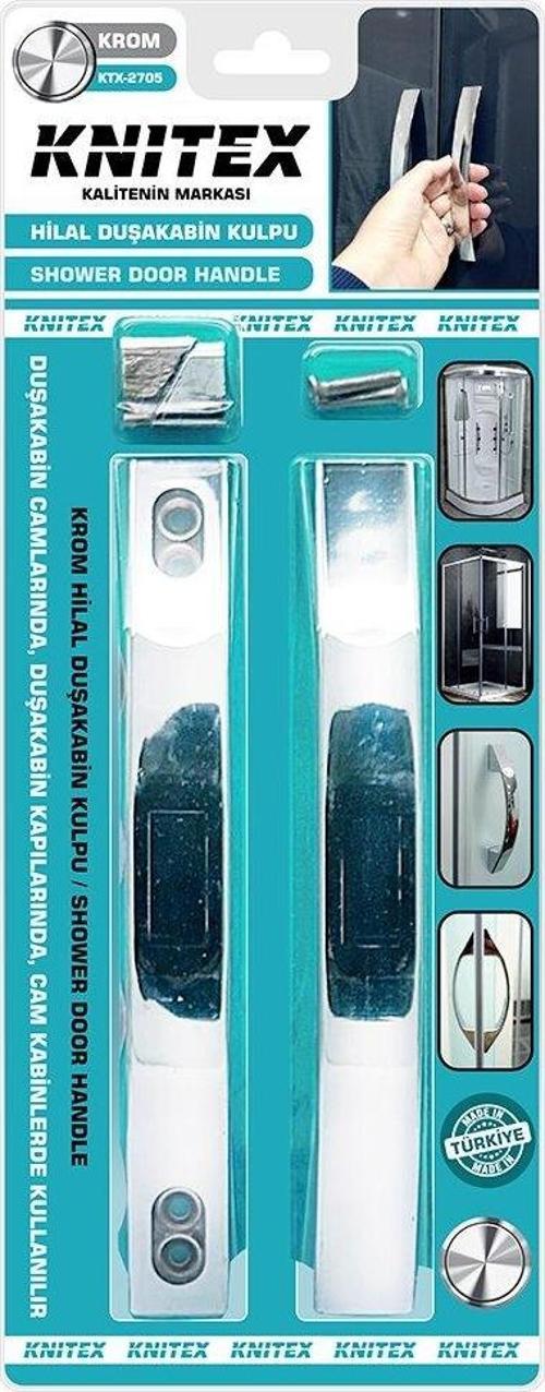 PLASTİK KROM KAPLAMA DUŞAKABİN KOLU 10MM (2818)
