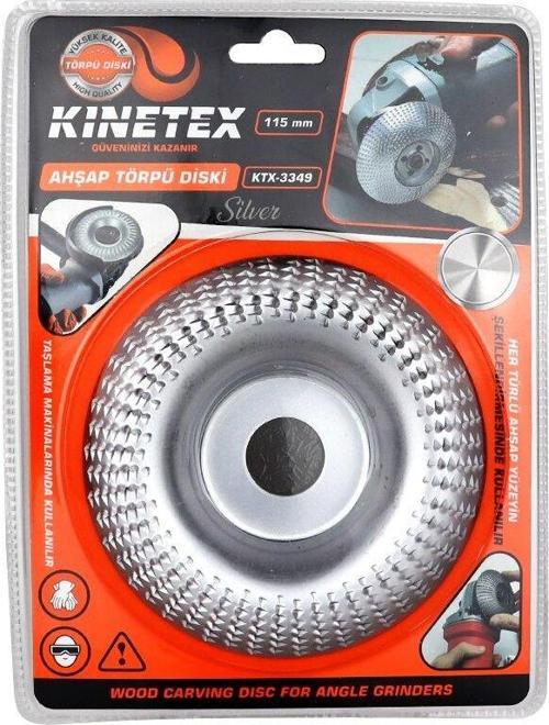115MM  AHŞAP TÖRPÜ EĞE DİSK GÜMÜŞ (2818)