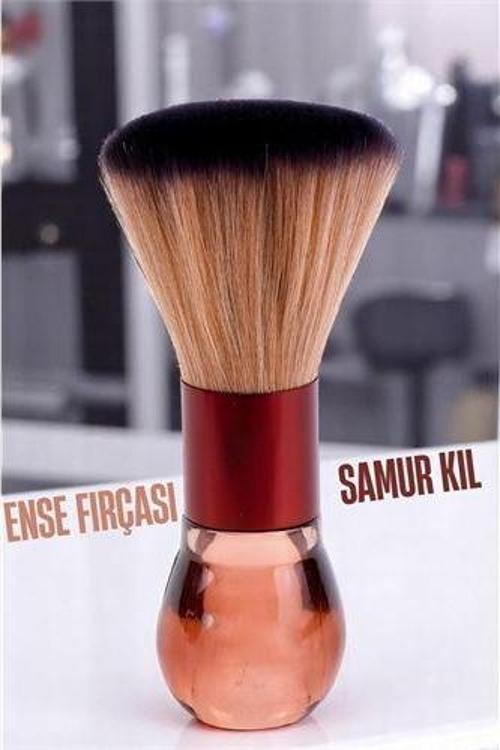 Samur Berber Ense Fırçası Saç Temizleme Fırçası - Berber Temizlik Fırçası- Kuaför Berber Malzemesi