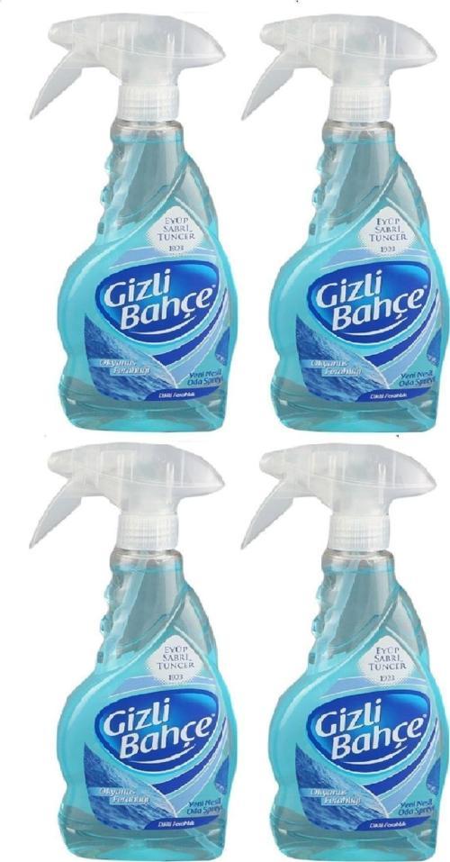 Gizli Bahçe Yeni Nesil Oda Spreyi Okyanus Ferahlığı 500 Ml X 4 Adet