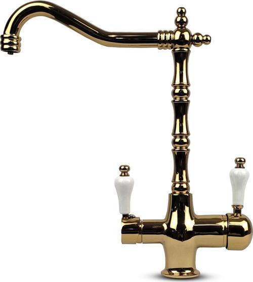 3 YOLLU RUSTİK GOLD MUSLUK